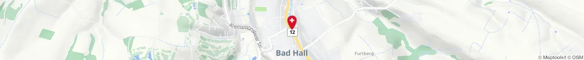 Kartendarstellung des Standorts für Marienlieb Apotheke in 4540 Bad Hall